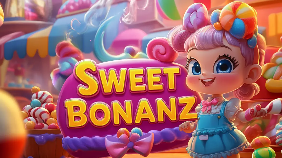 Enjoy Sweet Wins in Swesweet Bonanza at Q789. Two cute anime girls enjoy cupcakes in a candy shop in the 'Swesweet Bonanza' slot game, one of the most popular and delicious adventures you can play at Q789.